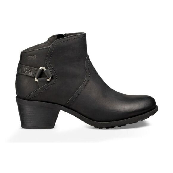 Teva Foxy Waterproof Black Suede Bootie, Side-zip Closure | 9 - Picture 1 of 12